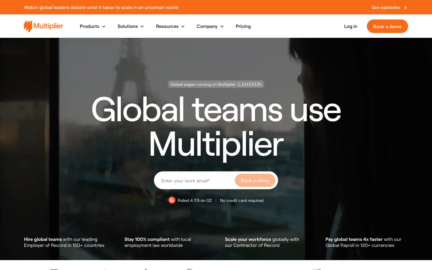 usemultiplier.com - Landing Screenshot Preview