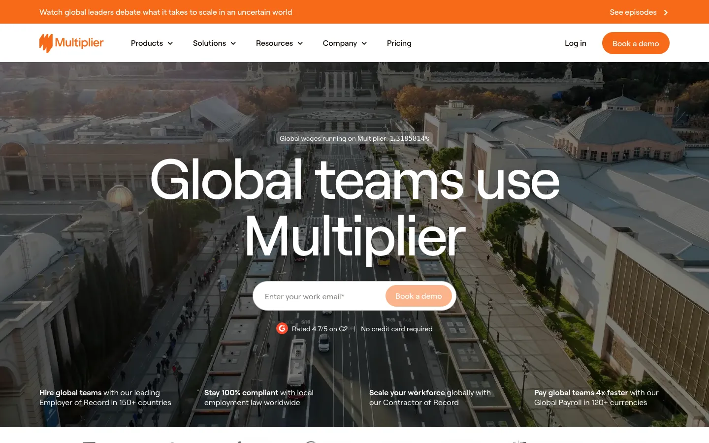usemultiplier.com - Landing Screenshot Preview