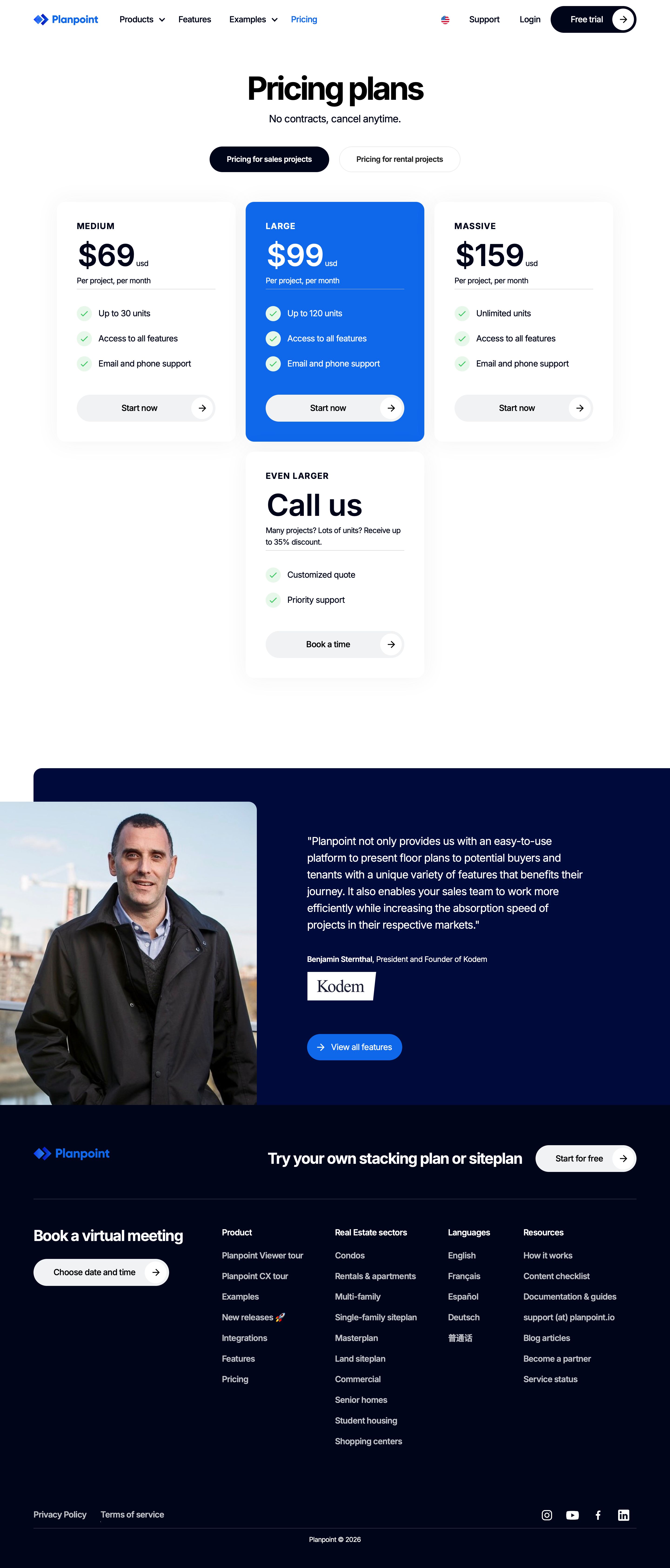 planpoint.io - Simple pricing for Planpoint - Desktop - Mon Jul 27 2026 21:00:43 GMT+0000 (Coordinated Universal Time) Screenshot