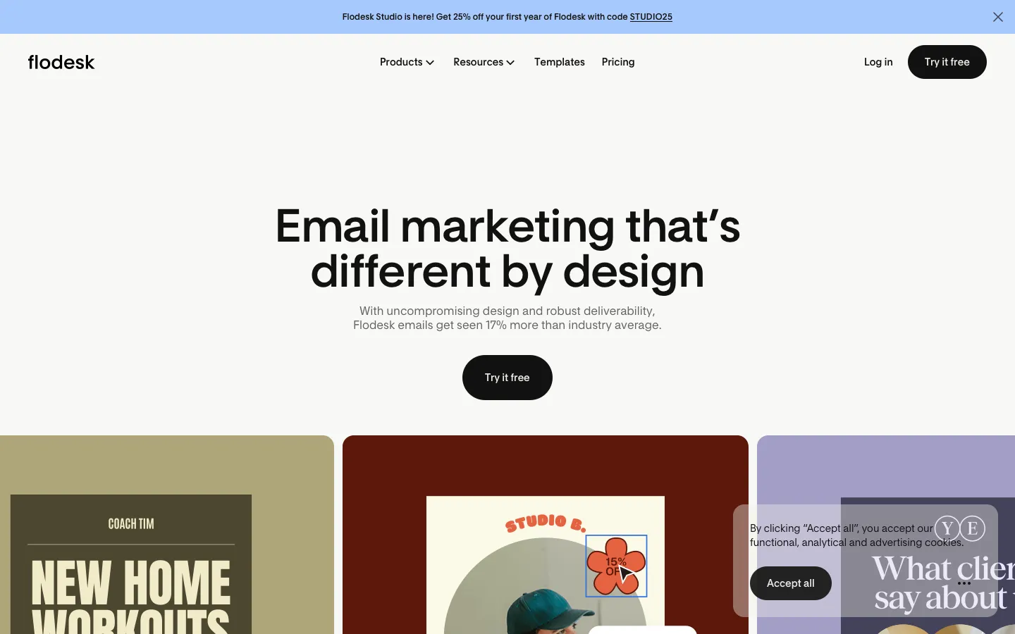 flodesk.com - Landing Screenshot Preview