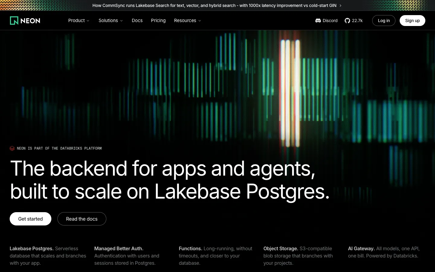 neon.com - Landing Screenshot Preview