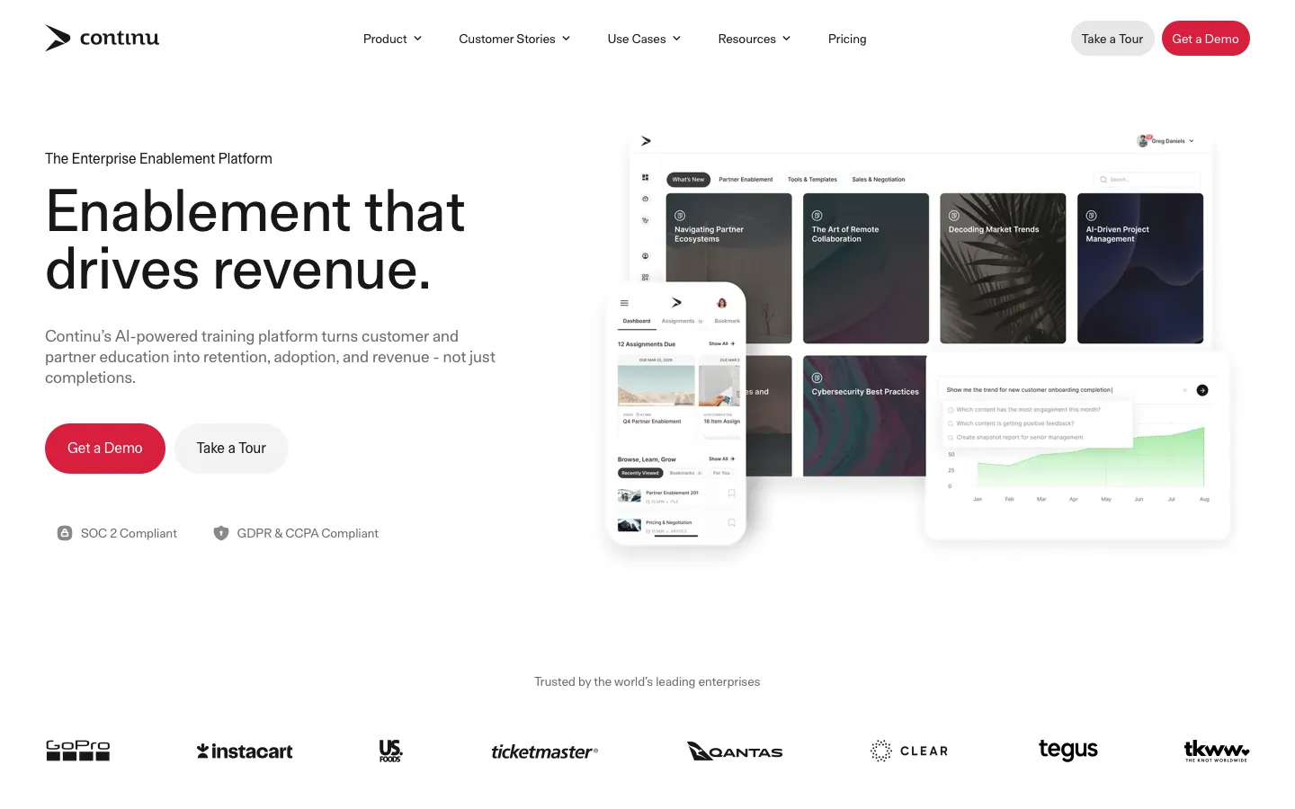 continu.com - Landing Screenshot Preview