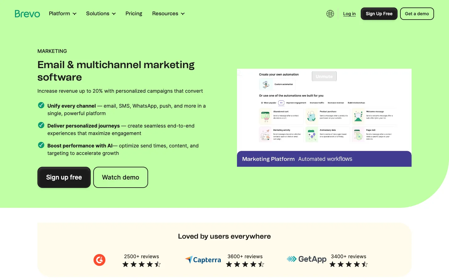 brevo.com - Product Screenshot Preview