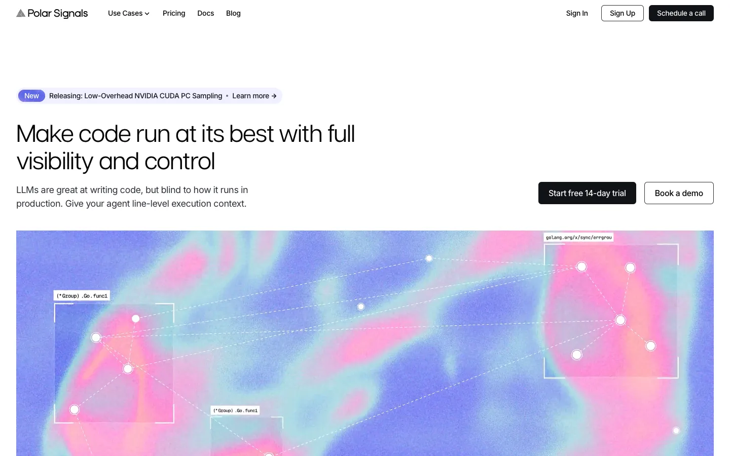 polarsignals.com - Landing Screenshot Preview