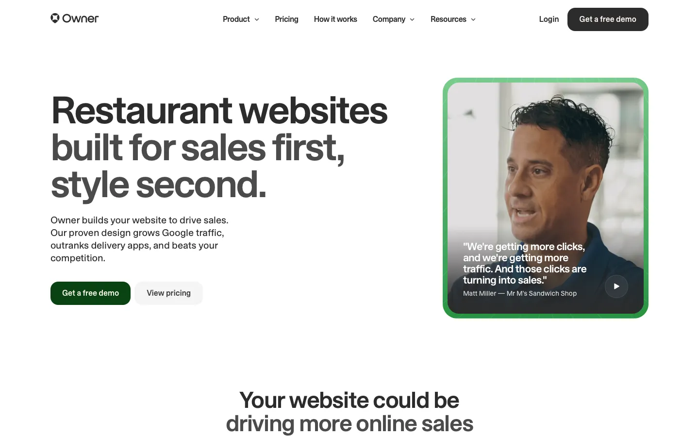 owner.com - Product Screenshot Preview