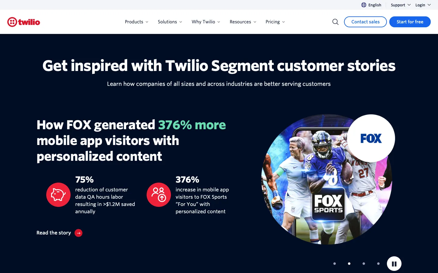 segment.com - Customers Screenshot Preview