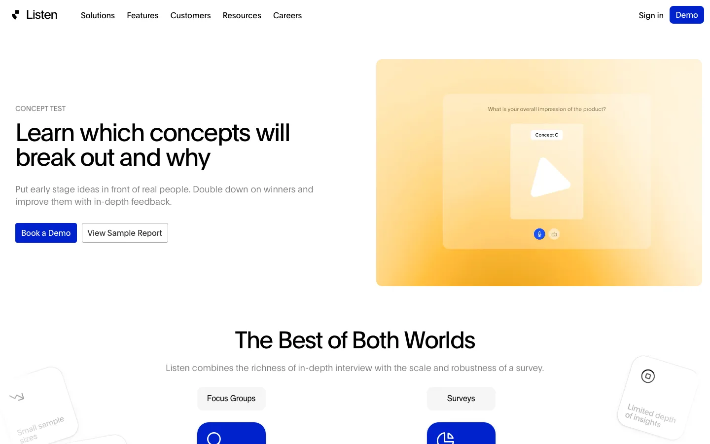 listenlabs.ai - Product Screenshot Preview