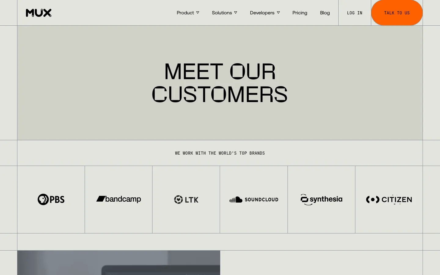 mux.com - Customers Screenshot Preview
